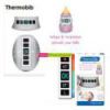 Thermobib Thermomètre pour biberon VM-BIB 2 bib LArge Visiomed