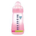 INITIATION pink feed bottle 270 ml 0-7 months DODIE