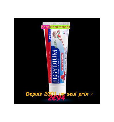Elgydium grenadine kids Toothpaste 2-6 yearsPierre Fabre