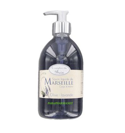 Savon Liquide de Marseille Olive-Lavande 500 ml Le comptoir du bain