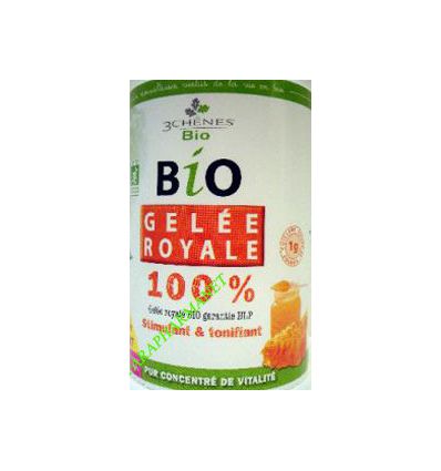 Royal jelly 100 % Bio 30 g -Les 3 Chênes