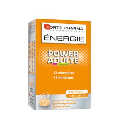 Energy Power Adult 30 tablets effervescent Forte Pharma
