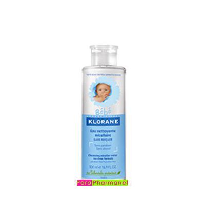 No-Rinse micellar cleansing solution baby Klorane care