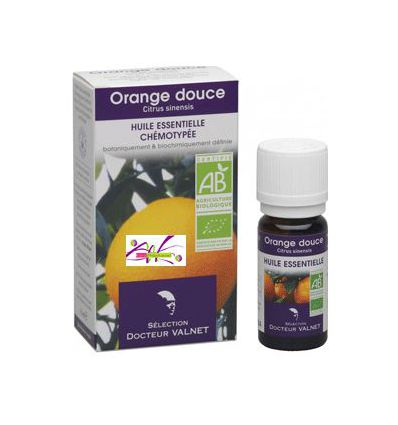 Essential oil sweet orange organic dr Valnet