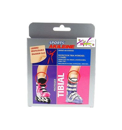 AKILEINE PROTECTION TIBIA HYDROGEL 1 paire