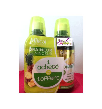 MILICAL DRAINEUR thinness PINEAPPLE pack of 2 *500ml