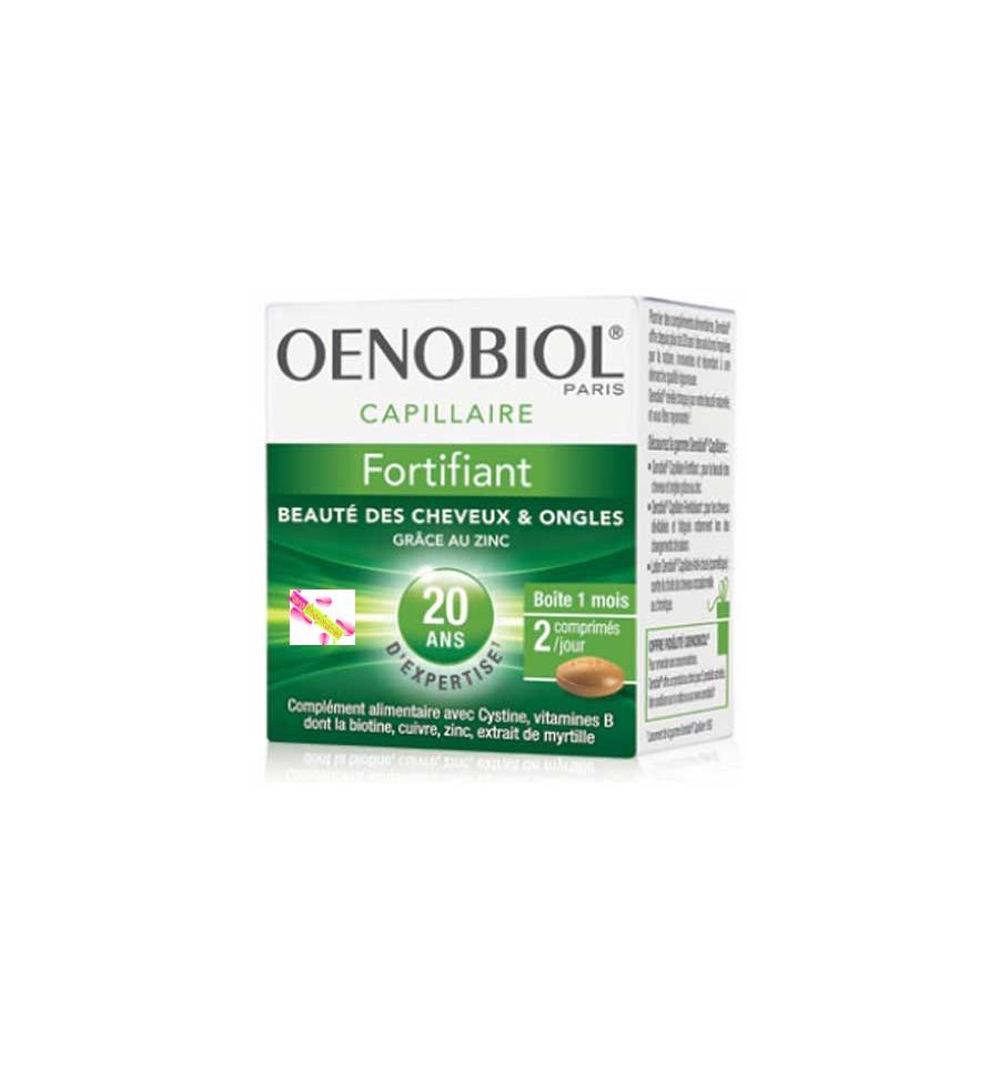 Capillaire Fortifiant 60 Cp Oenobiol Oenobiol Capillaire Fortifiant