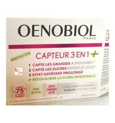 OENOBIOL CAPTURE 3 in 1 + prebiotics 60 capsules