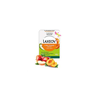 Laxeov Cubes transit Pomme/Abricot Physcience Nutreov digestion