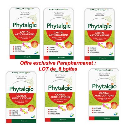 Phytalgic PACK OF 6 BOXES JOINTS CAPITAL PHYTALGIC phythea