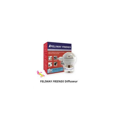 FELIWAY FRIENDS HAPPY CATS 30 days starter KIT Diffuser and refill 48 ml