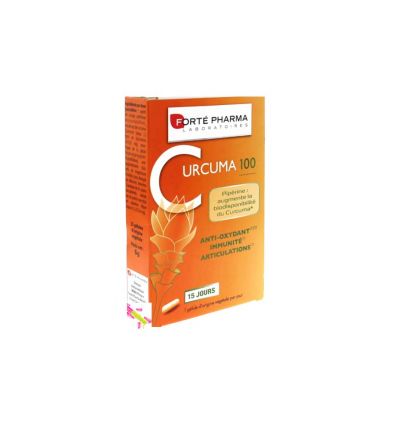 CURCUMA 100 mg 15 gélules FORTE PHARMA articulations immunité