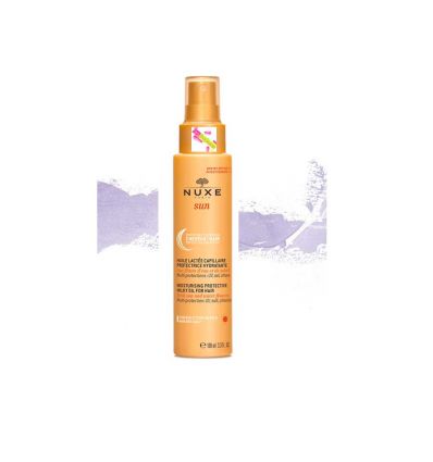 moisturising protective milky oil for hair nuxe sun