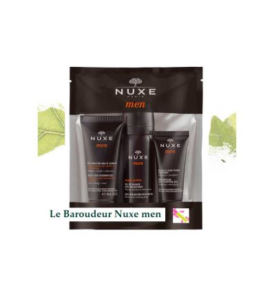 SET NUXE MEN ESSENTIAL MEN'S CARE PRODUCTS TRAVEL KIT NUXE