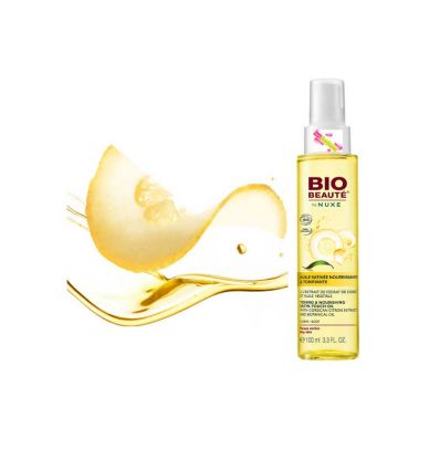 NUXE toning & nourishing satin touch oil lemon nuxe bio beauty