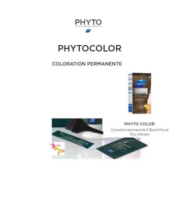PHYTOCOLOR PHYTO COLORATION PERMANENTE 6 BLOND FONCE Phytosolba