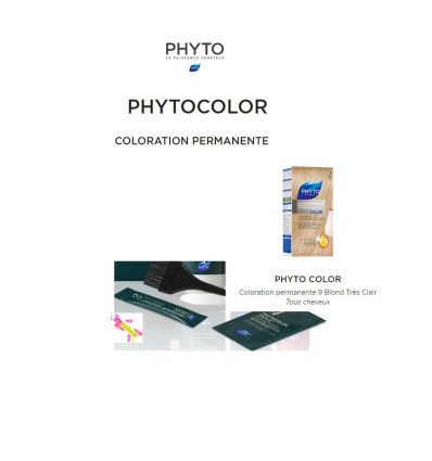 PHYTOCOLOR PHYTO COLORATION PERMANENTE 9 BLOND TRES CLAIR Phytosolba