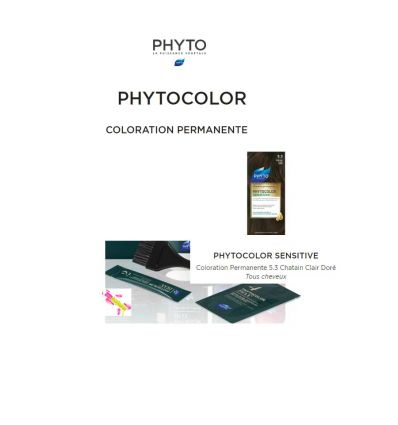 PHYTOCOLOR GOLDEN LIGHT BROWN PHYTO COLORATION PERMANENTE 5.3 Phytosolba