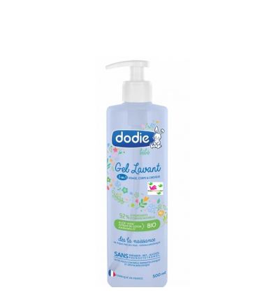 DODIE CLEANSING GEL face body hair baby 500 ml hygiene baby BATH