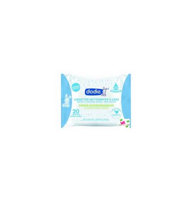 DODIE water cleaning wipes 99% water baby large size 20 wipes