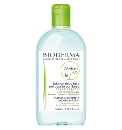 BIODERMA Sébium H2O face demake-up care and facial cleanser