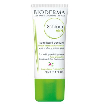 Sébium AKN Cream Bioderma purifying and smoothing face care