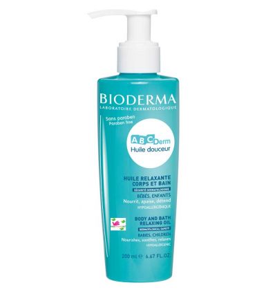 ABCDerm body and Bath relaxing Oil Bioderma baby bath care