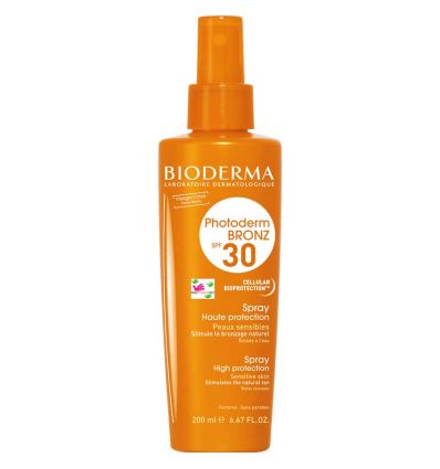 BIODERMA photoderm bronz huile sèche spf 30 produit solaire