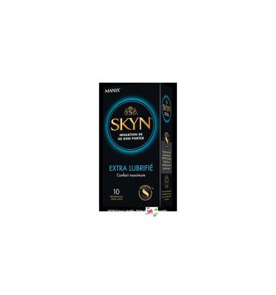 Préservatifs Skyn Extra lubrifié boîte de 10 préservatifs MANIX