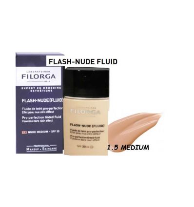 FILORGA FLASH NUDE FLUID FLUIDE DE TEINT 1.5 MEDIUM Nude