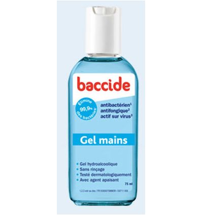 baccide. Gel hydroalcoolique 75ml
