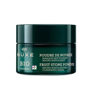 NUXE organic face micro exfoliating cleansing mask fruit stone powder