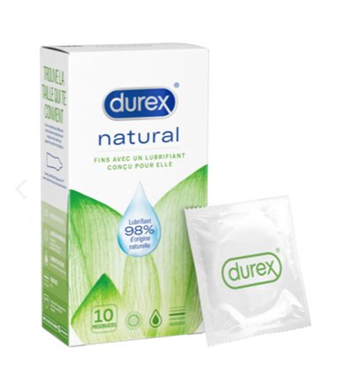 Préservatif Natural - 10 préservatifs - DUREX