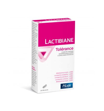LACTIBIANE tolérance 30 capsules PILEJE 10 milliards probiotics