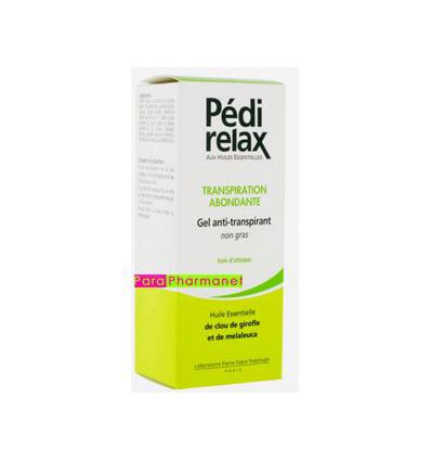 Non greasy anti-perspirant gel feet care Pedirelax