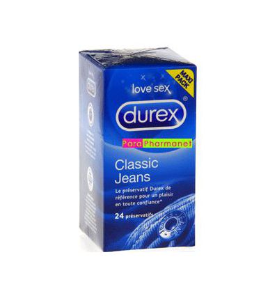DUREX Jeans Préservatifs Boîte de 24 DUREX