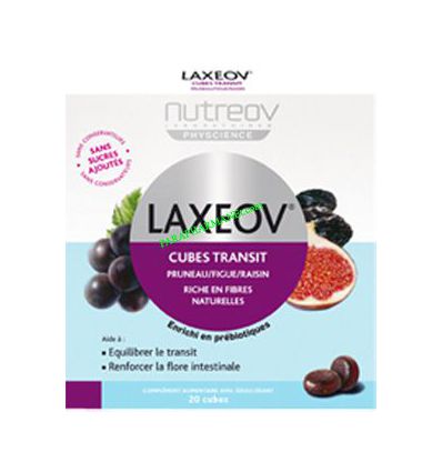 Laxeov Cubes transit Pruneau/Figue/Raisin digestion Nutreov