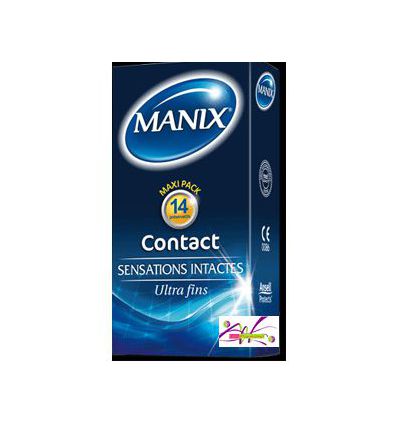 Contact Box of 14 condoms MANIX