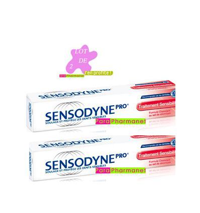 Sensodyne Pro Traitement sensibilité dentifricepack éco lot de 2