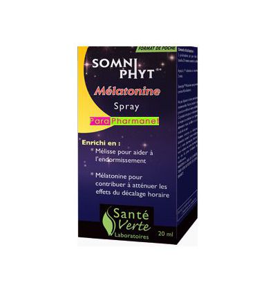 Somniphyt Mélatonine Spray 20 ml Santé Verte