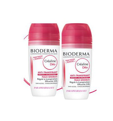 Crealine anti-perspirant deodorant Roll-on PACK OF 2-Bioderma